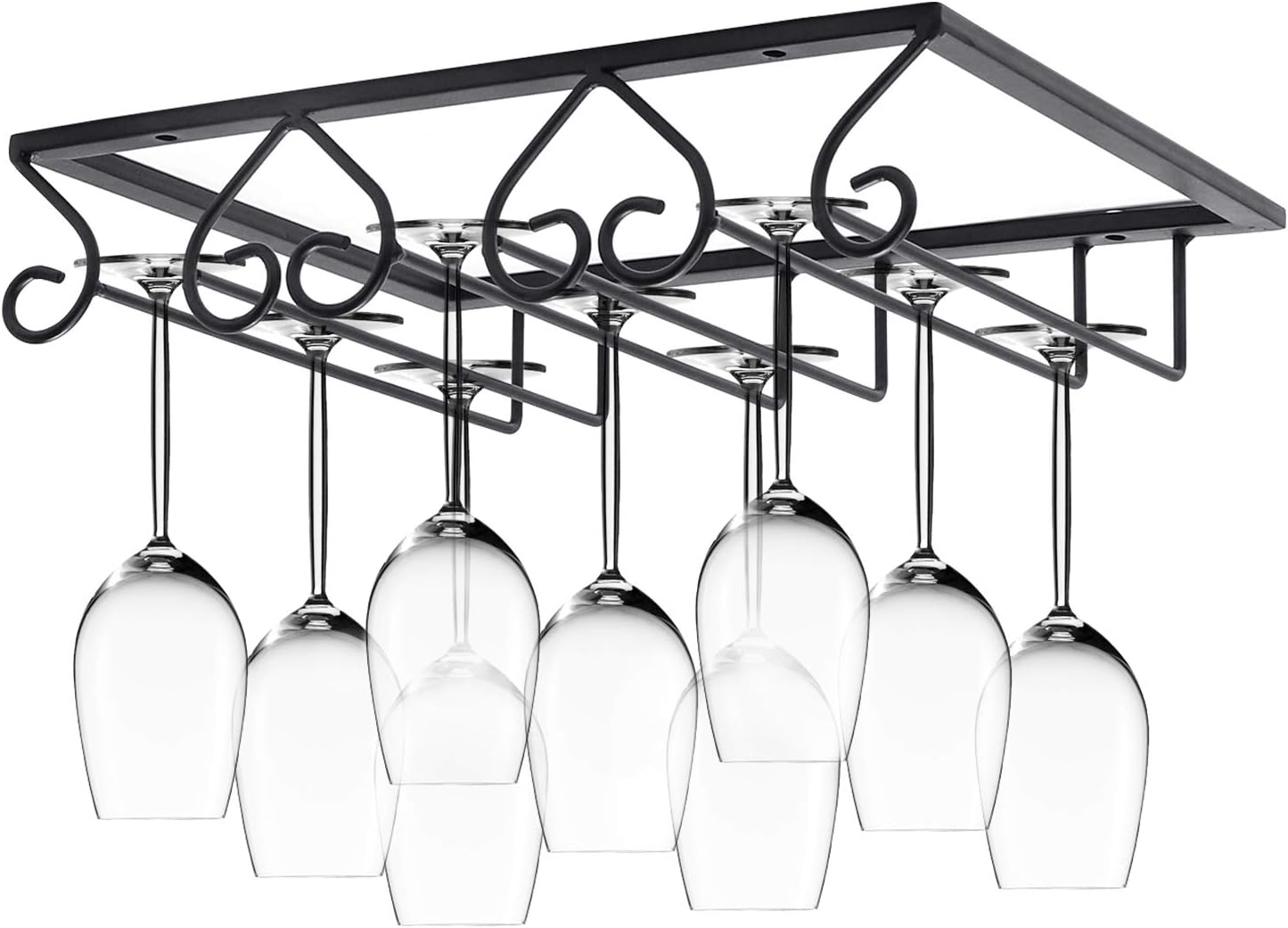 Wine Glass Rack, Under Stemware Rack, Hanging Wine Glass Holder