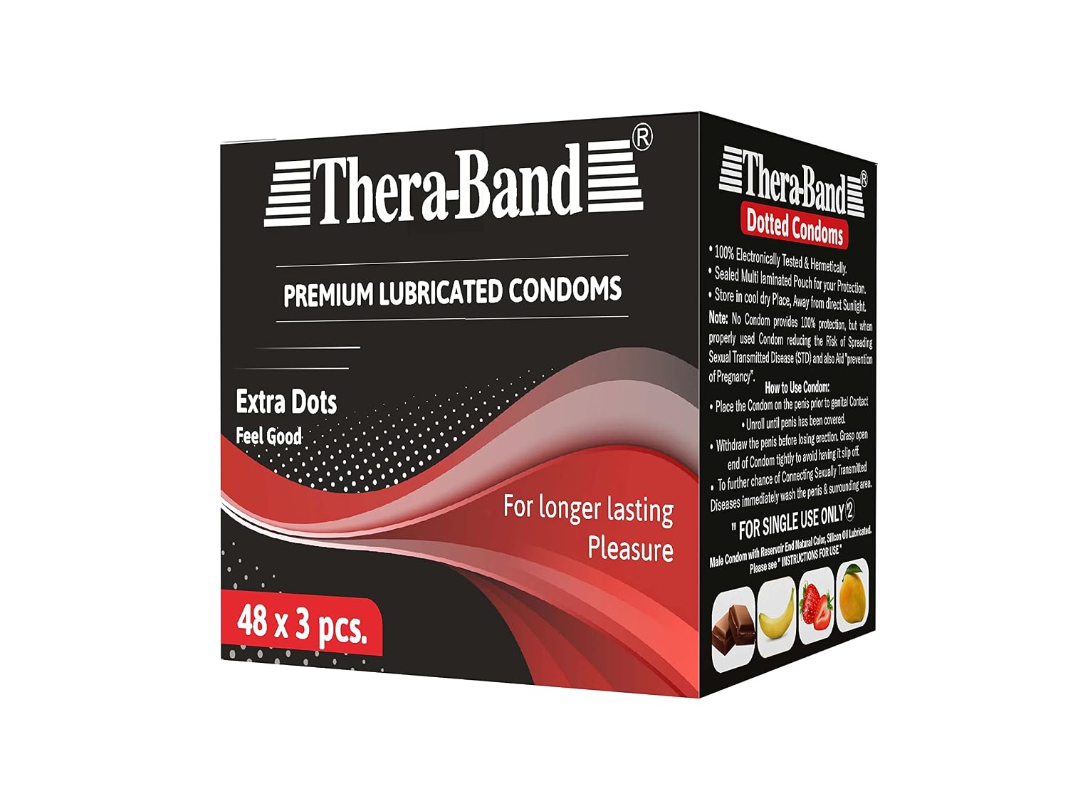 Buy Male Condom Extra Dotted,Lubricated,Ultra Thin,Long Lasting,Premium