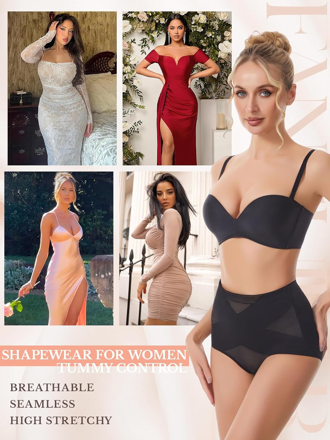 Tummy Control Shapewear for Women Body Shaper Panties Seamless Shapewear Compression Underwear Panty Girdle - Image 2