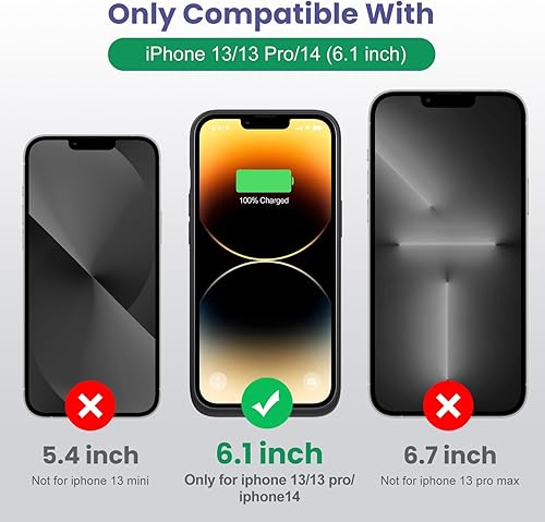 Miniatura 2 de Funda de batería para iPhone 1313Pro14,7500 mAh, funda protectora ultradelgada, funda de carga de batería expandible portátil recargable compatible
