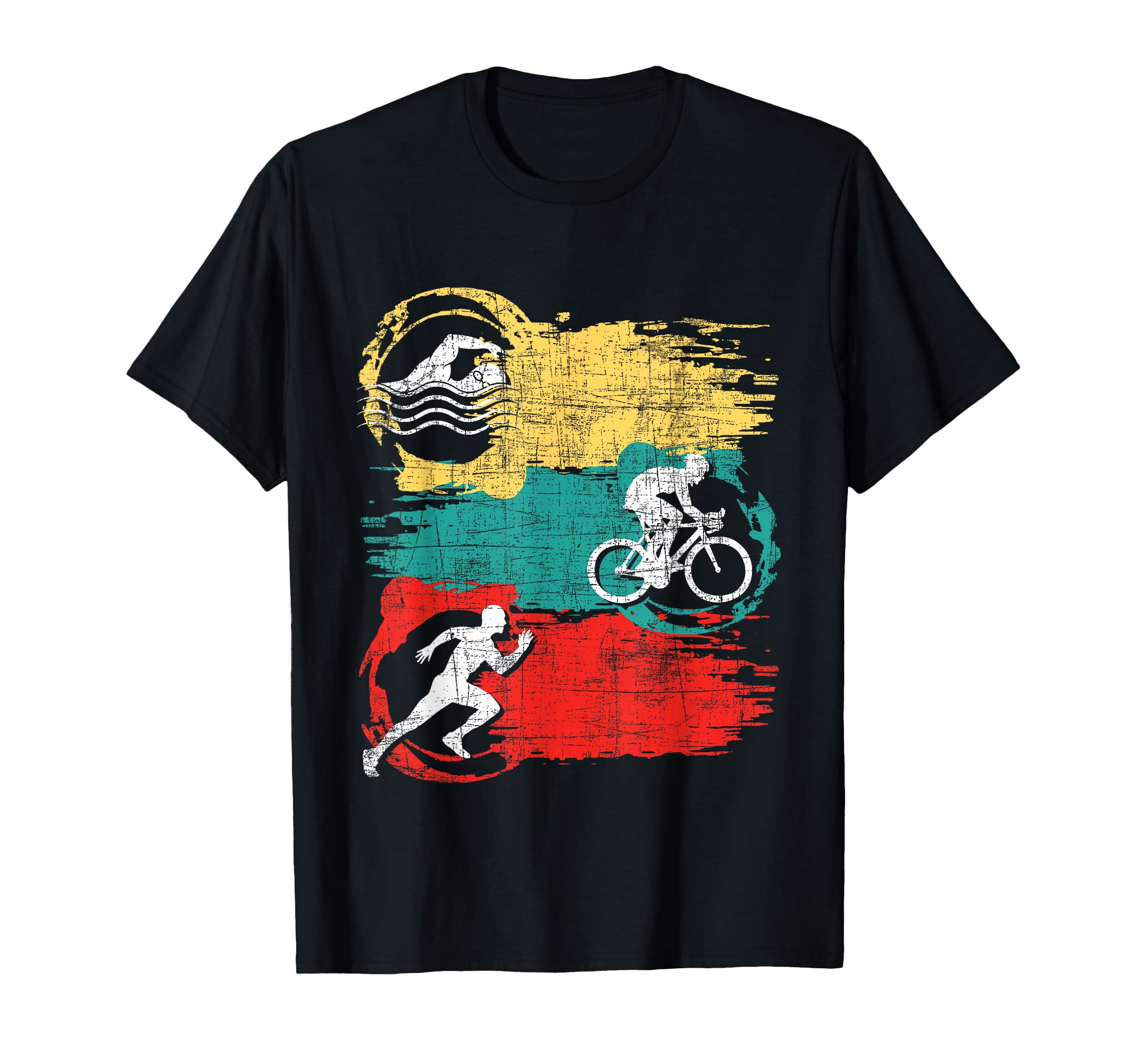 Triathlon - Triathlete Marathoner Swimming Running Bicycling T-Shirt