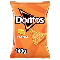 Doritos Tex Mex, Snack di Mais al Gusto Formaggio, 140g