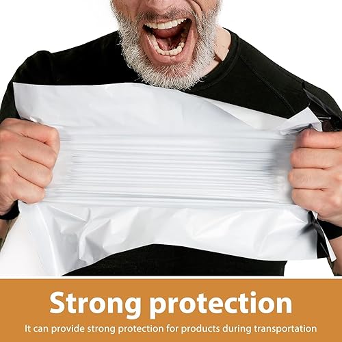 Miniatura 2 de Metronic - Bolsas para envíos de 24 x 24 pulgadas, color blanco, sobres autoadhesivos, resistentes al agua y a prueba roturas, Blanco