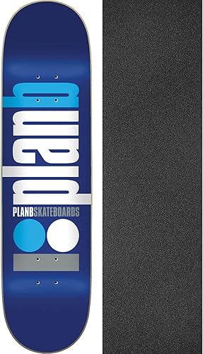 Plan B Skateboards Classic Skateboard Deck - 8.37 x 32.125 pulgadas con cinta de agarre negra Jessup - Paquete de 2 artículos