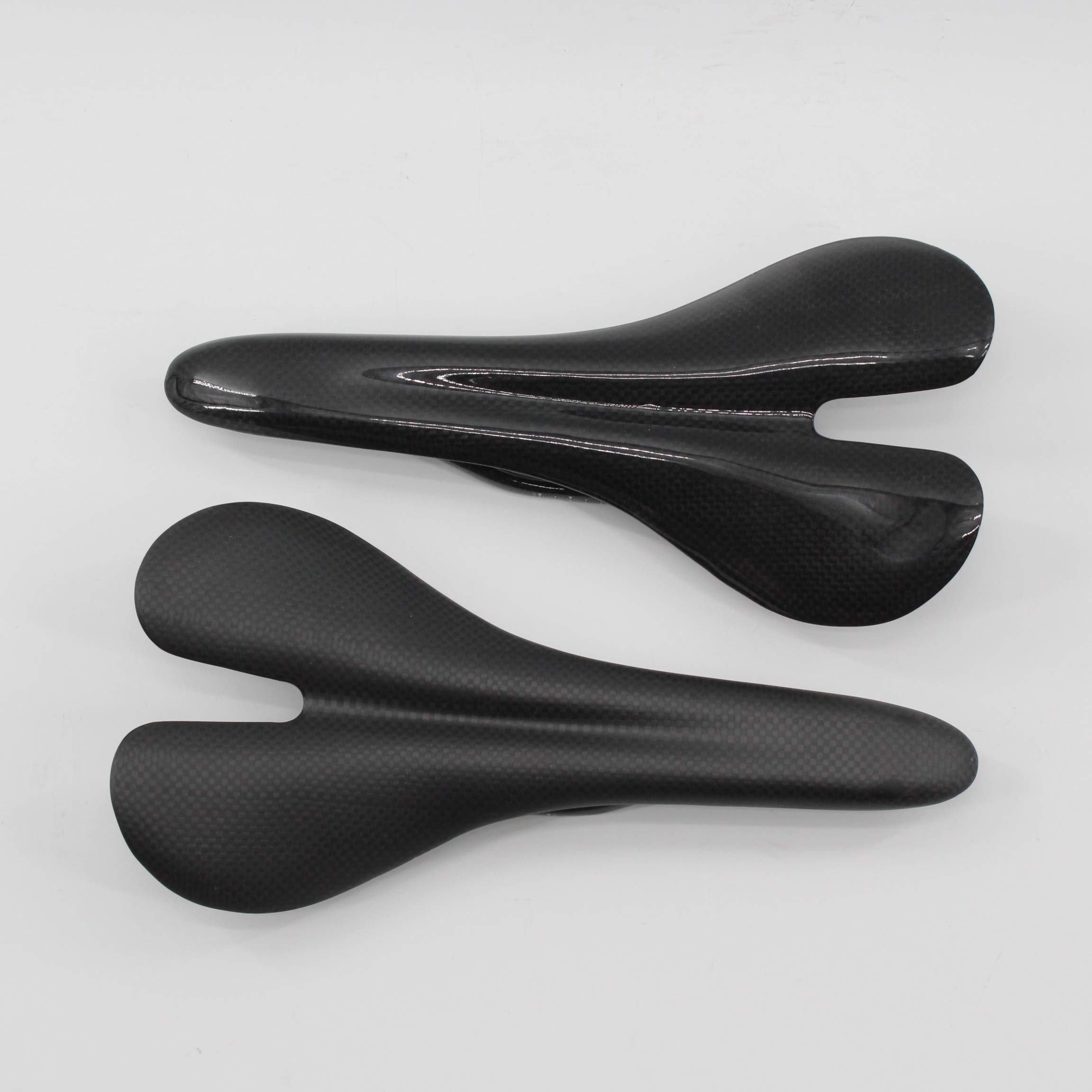 Selle de vélo de route en Fiber de carbone 3K brillant/mat
