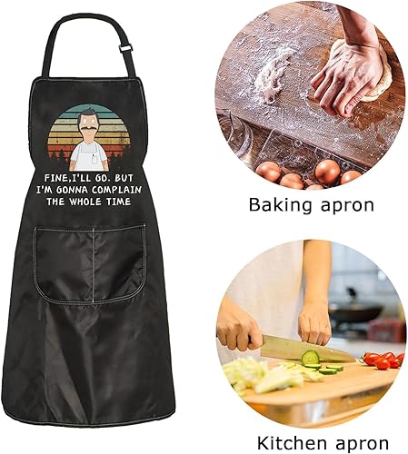 Miniatura 6 de ZJXHPO Bob's TV Show Merchandise Bob's Fans Delantal Regalo I Love You But You're All Terrible Delantal Regalo de inauguración de la casa, Delantal
