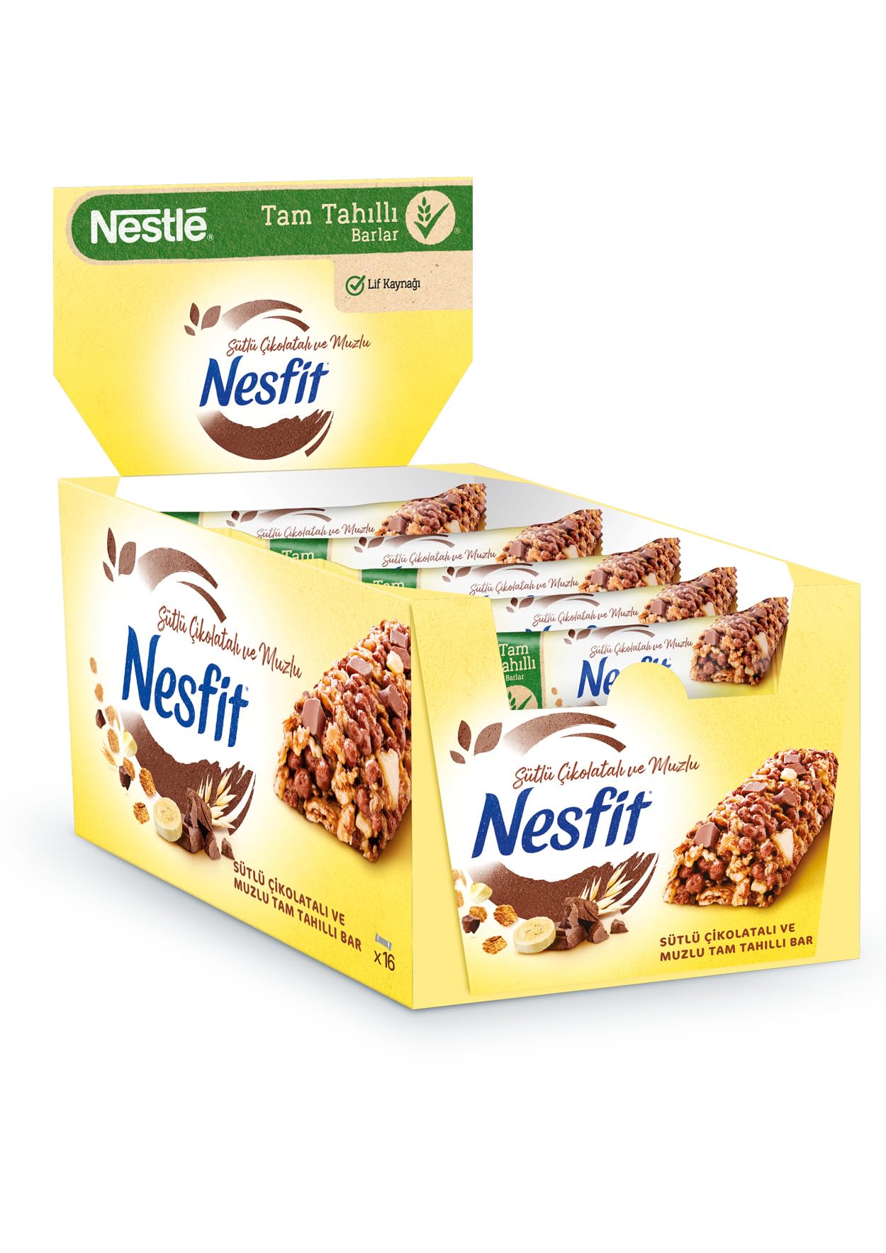 Nesfit Çikolatalı ve Muzlu Bar 23.5 g x 16