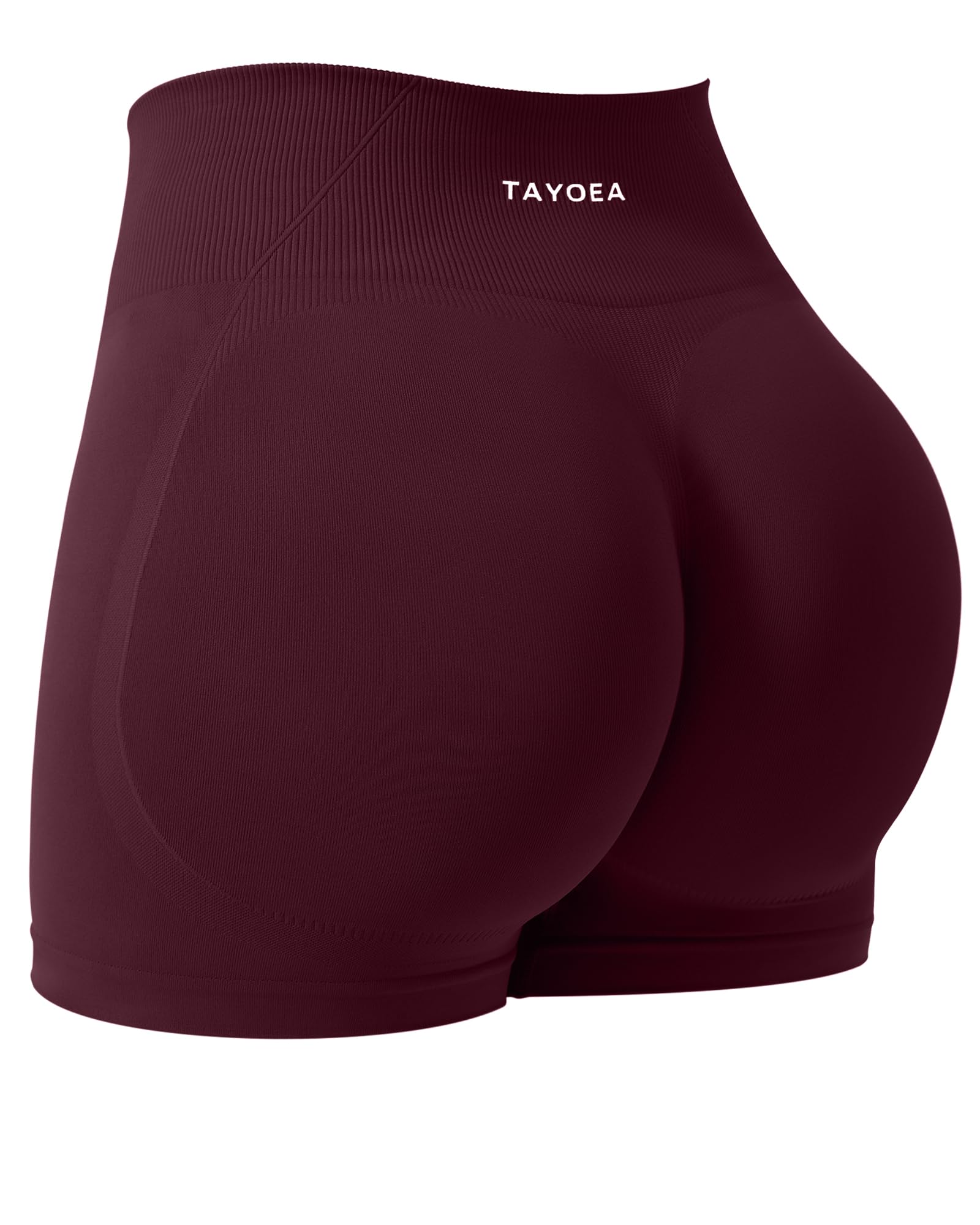 TAYOEA Sport Shorts Damen Scrunch Butt Lifting Gym Kurze Sporthose Push Up Booty Workout Kurze Leggings Seamless Radlerhose Damen für Yoga Fitness