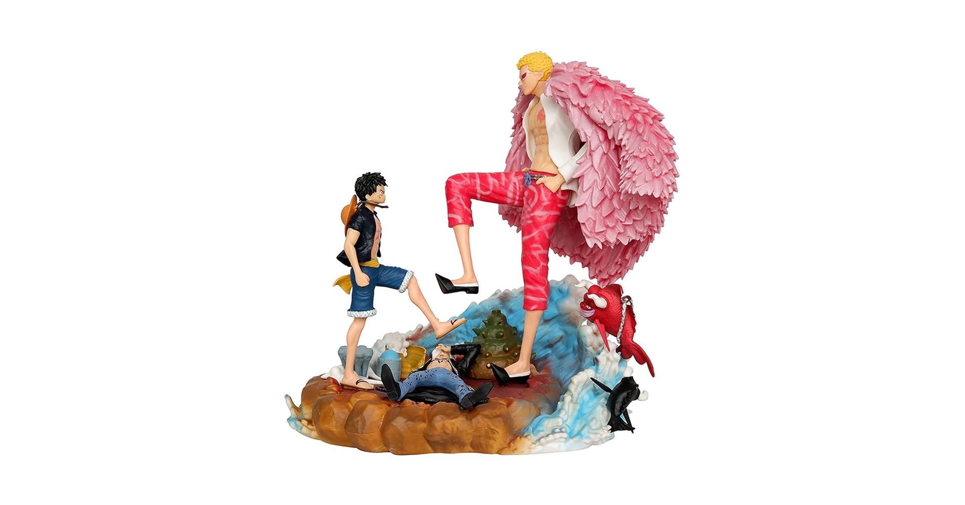 ワンピース フィギュア ルフィ ドフラミンゴ サボ ドフラミンゴ pop maximum 抽選販売】Portrait.Of.Pirates