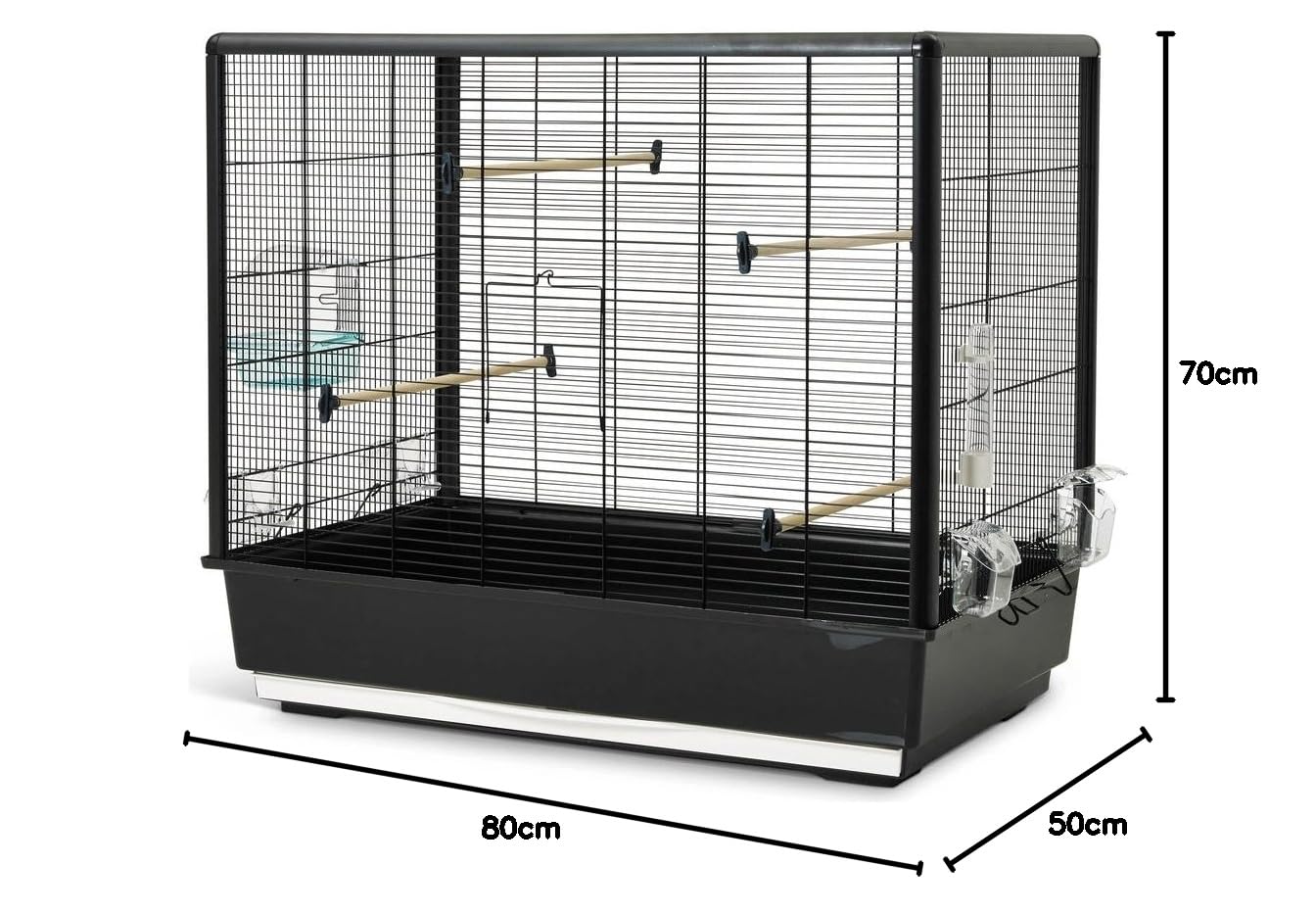 Savic Primo 60 Bird Cage Knock Down, 80 x 50 x 70 cm