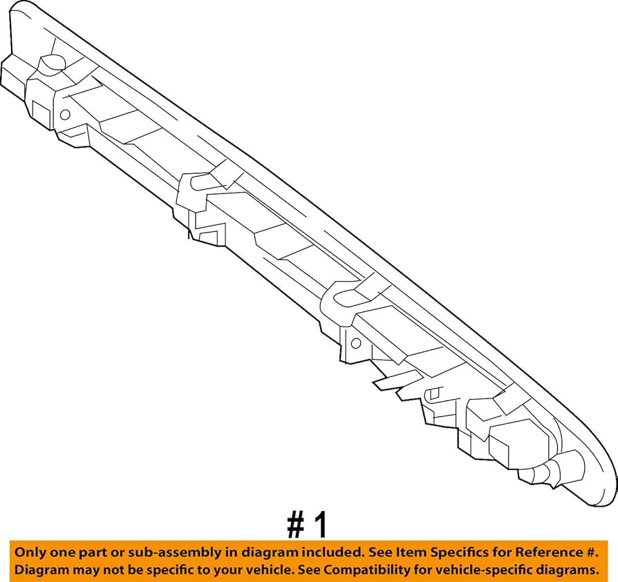 Amazon.com: Genuine Mercedes-Benz High Mount Lamp 447-906-29