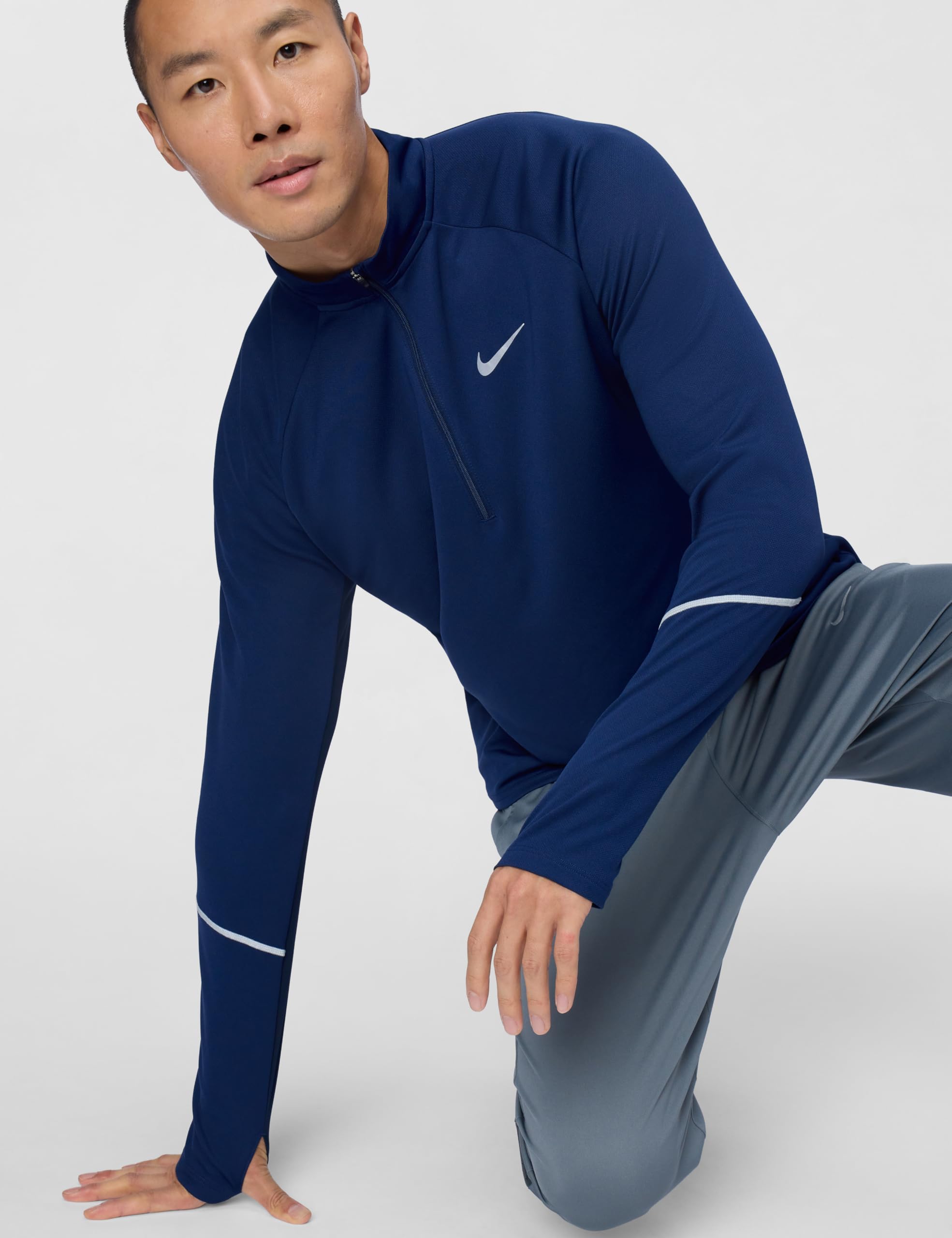 Nike Miler Dri-FIT-Laufoberteil mit Halbreißverschluss für Herren, IF2084