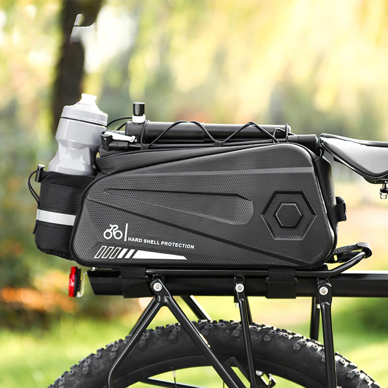 Torba Mavaol 8,6 l o dużej pojemności na tylne siedzenia, odblaskowe paski, wielofunkcyjna torba na rower górski, rower elektryczny, motocykl, sprzęt do jazdy na świeżym powietrzu