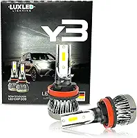 Kit Ultra Led Super Branca 6500k 22000 Lumens H4 H7 H1 H11 H3 HB4 H16-PSX PAR LÂMPADA FAROL ALTO BAIXO MILHA NANO Y3 C/COOLER 12V 36W IMPORTADO TOP(H8/H9/H11)