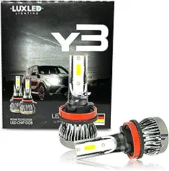 Kit Ultra Led Super Branca 6500k 22000 Lumens H4 H7 H1 H11 H3 HB4 H16-PSX PAR LÂMPADA FAROL ALTO BAIXO MILHA NANO Y3 C/COOLER 12V 36W IMPORTADO TOP(H8/H9/H11)