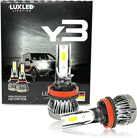 Kit Ultra Led Super Branca 6500k 22000 Lumens H4 H7 H1 H11 H3 HB4 H16-PSX PAR LÂMPADA FAROL ALTO BAIXO MILHA NANO Y3 C/COOLER 12V 36W IMPORTADO TOP(H8/H9/H11)