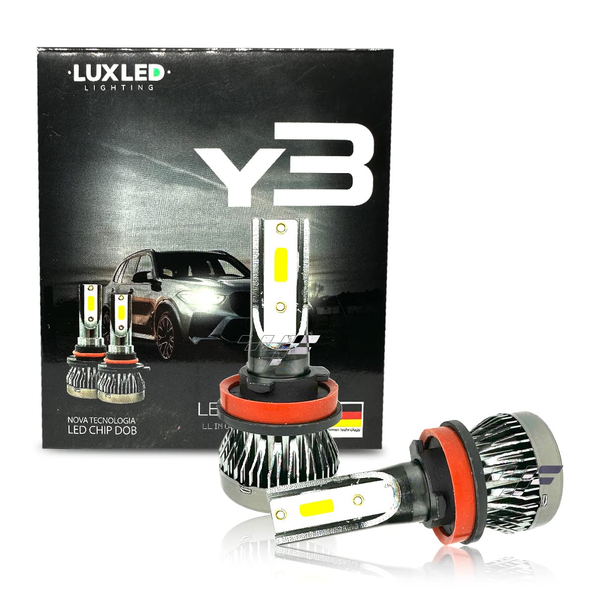 USHIO Superline LED 12V ×4個 Kit Ultra Led Super Branca 6500k 22000 Lumens H4 H7 H1 H11 H3 HB4