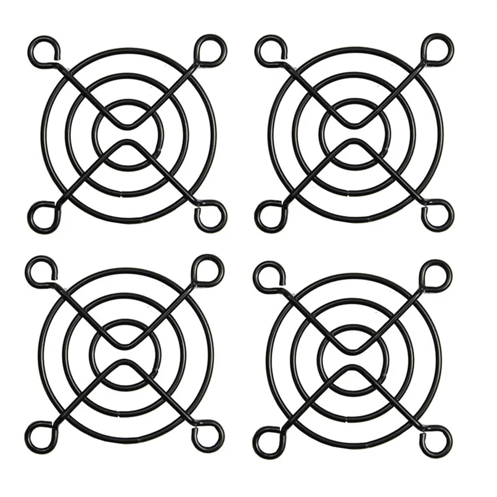 200PCS Nero 50mm Griglie for ventole Filo metallico Protezione for le dita for ventola della CPU Ventola CC Griglia di protezione Protezione 50x50mm 5CM for ventole di raffreddamento da 50MM