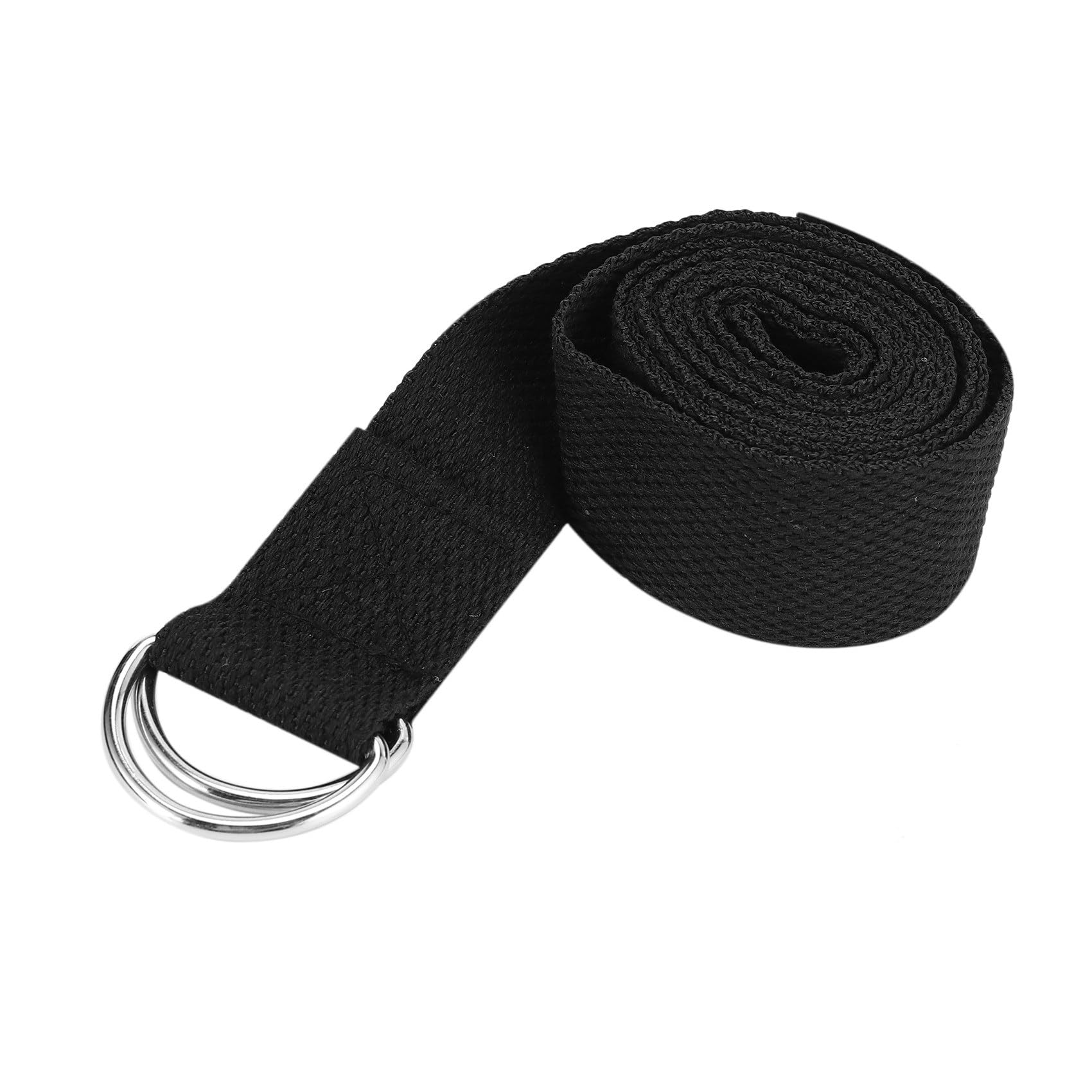 5X Yoga Block und Yoga Gurt Set Eva Schaum Weiche, rutschfeste Yoga Blöcke Universal Pilates Dehnung und Tonisieren Trainings Schwarz
