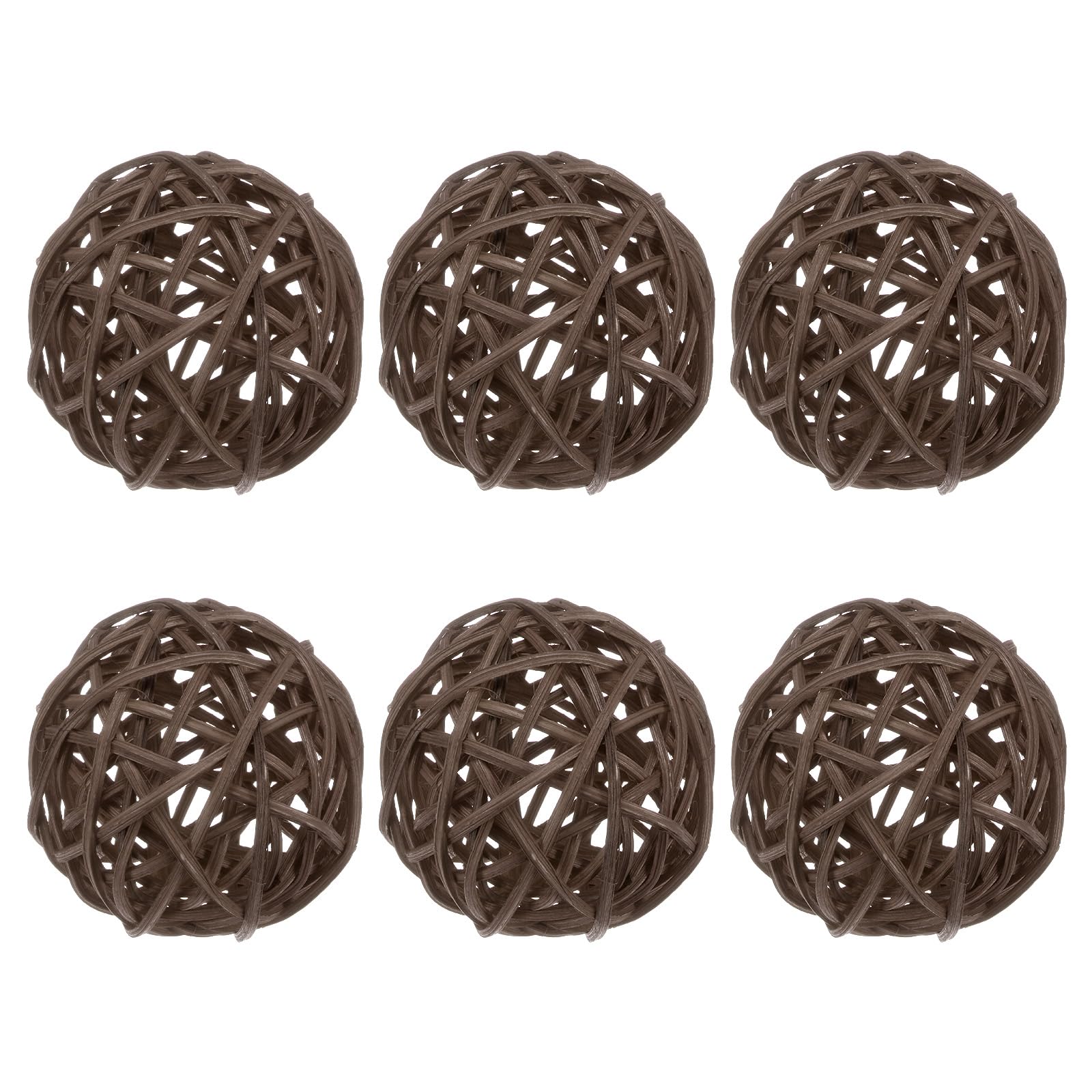 Sponsored Ad – 6-Pack Wicker Rattan Balls 80mm/3.2 Inch Decorative Rattan Balls Orbs Vase Fillers Bowl Fillers for Christmas/Weddings/Thanksgiving/DIY Crafts/Home Decor [Brown]