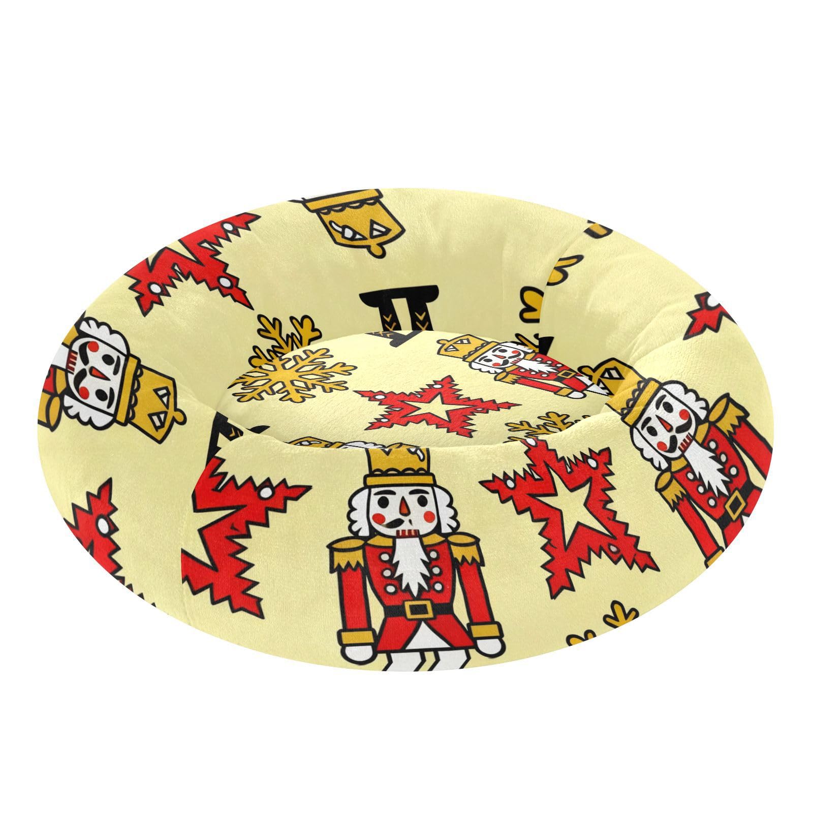 Lit pour chat Casse-Noisette flocon de neige finitions soignées S