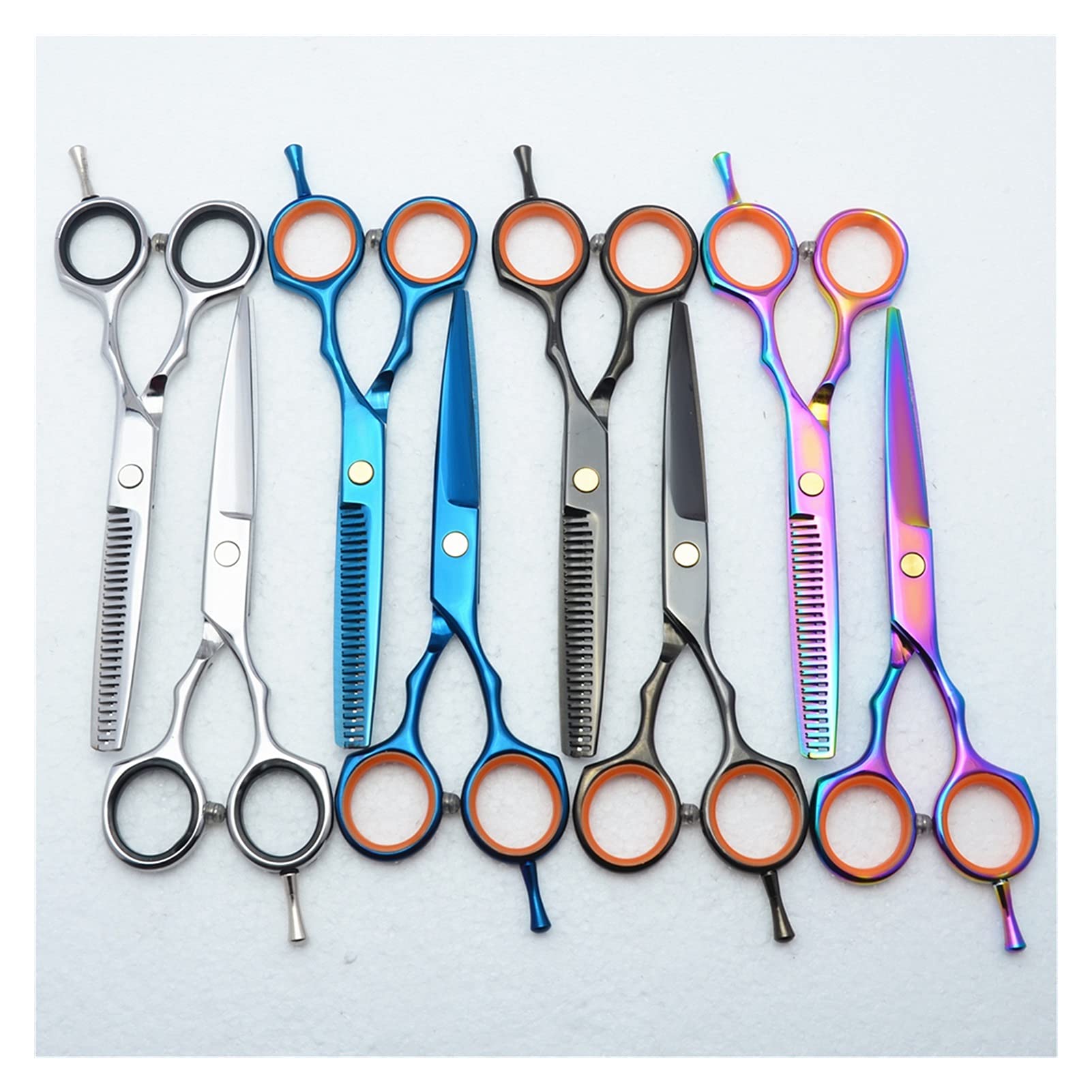 RWRAPS Friseurschere, Effilier- und Haarstyling-Werkzeuge (Farbe: Schere Plus Box L) (Schere ohne Box Z)