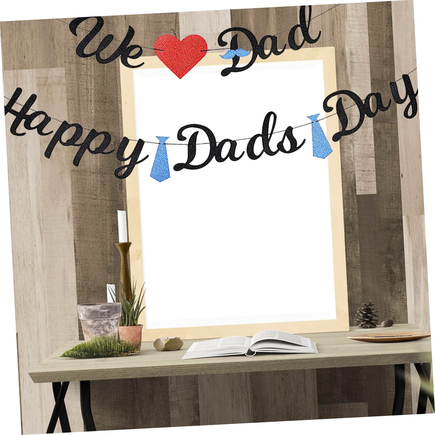Alipis 4juegos Banderín Decorativo Para Día Del Padre Guirnalda We Dad Para Fiestas y Cumpleaños Decoración Versátil Para Interiores y Exteriores