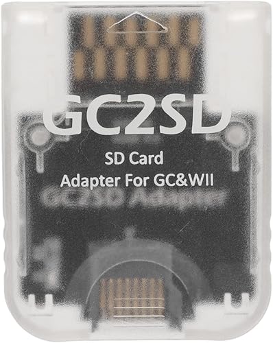 Miniatura 6 de Zopsc Para Wii Micro Adaptador de Tarjeta de Almacenamiento, GC2SD Adaptador de Tarjeta Micro SD Lector de Tarjetas para Consolas Wii Gamecube, Plug