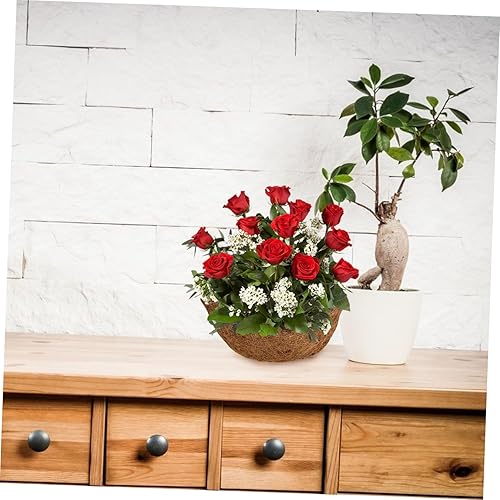 Miniatura 2 de Happyyami 4pcs Coconut Palm Flower Basket Lining Basket Liner Replacement Pot Basket Liners Planters Inserts Liners Planter Pot Planter Inserts