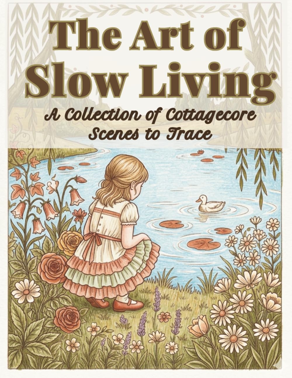 The Art of Slow Living: A Collection of Cottagecore Scenes to Trace (The Moments of Calm Collection)