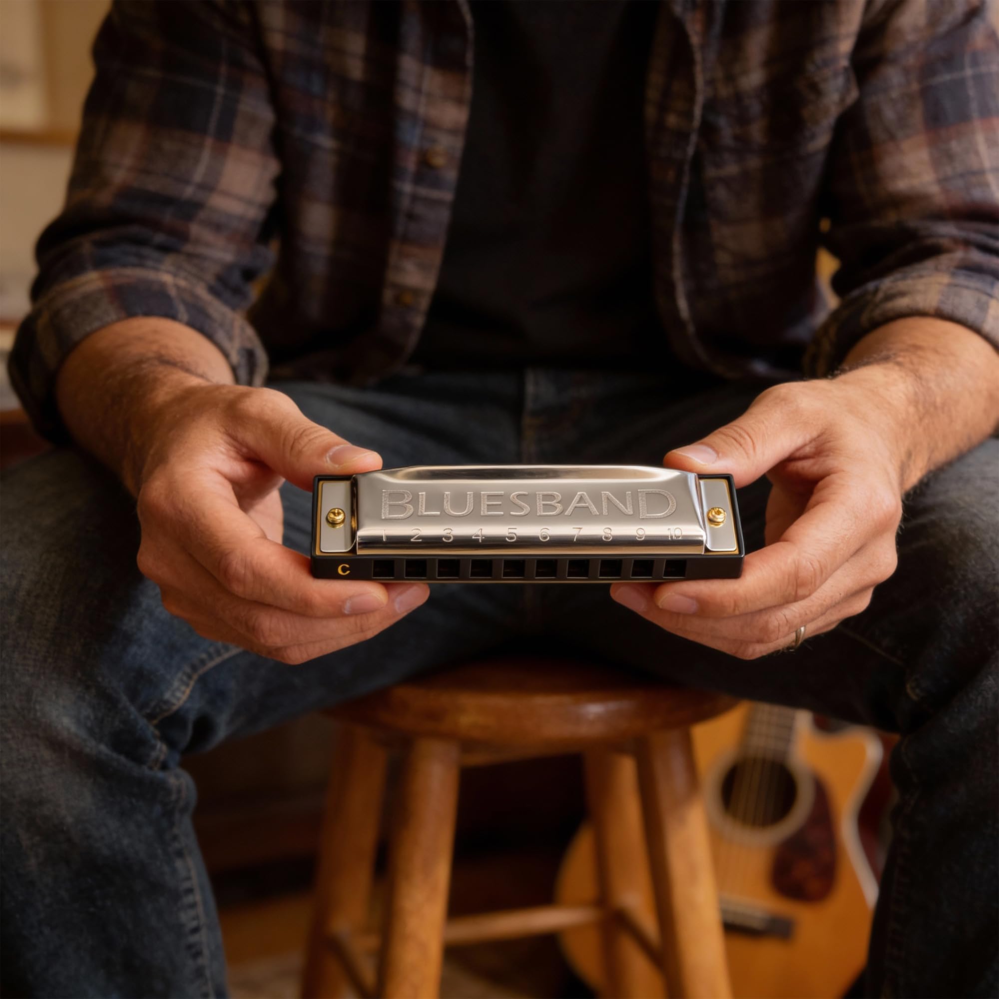 Hohner 1501/7 Bluesband 7 Pack mondharmonica's met etui Hohner 1501/7 Bluesband 7 Pack mondharmonica's met etui