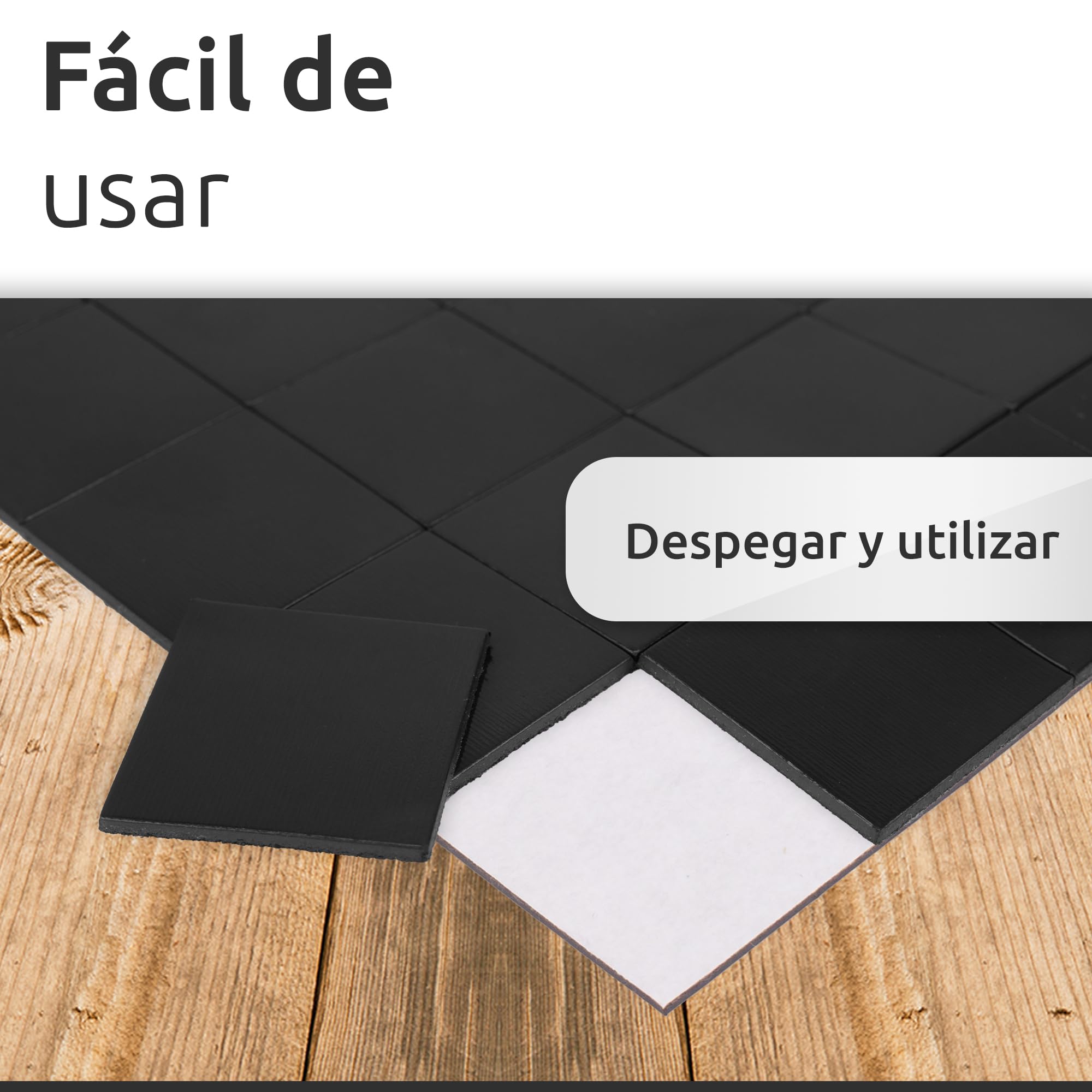 ECENCE Placas Magnéticas Autoadhesivas 100 Piezas Mini láminas magnéticas 20x20x1,2mm Imanes Adhesivos para fotografías Posters o Notas