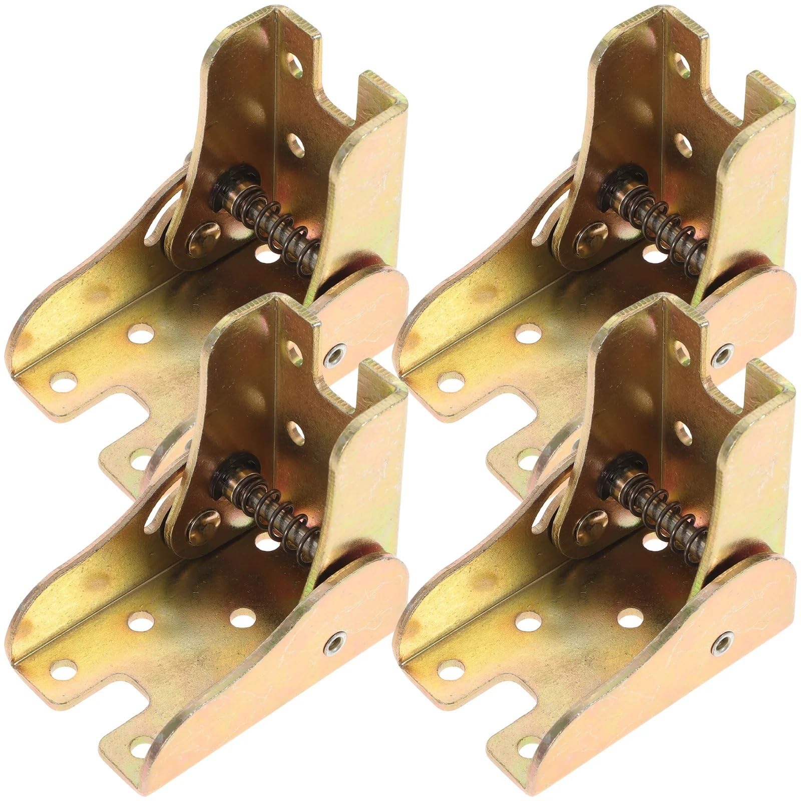 Folding Table Leg Hinge 8Pcs Spring Loaded Iron Not Rust Save Space Furniture Legs Wooden Beds Workbenches