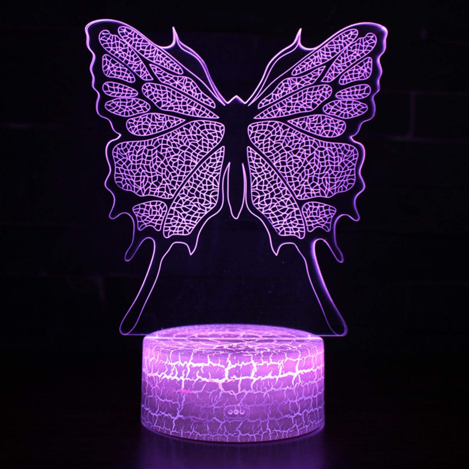 3D LED Night Light 3D Illusion Lamp Kids Bedside Lamp with 16 Colors Changing Remote Control 3D Night Light Illusion Lamp Auto Changing Table Desk Lamp with Touch Switch & Remote Control & USB Cable