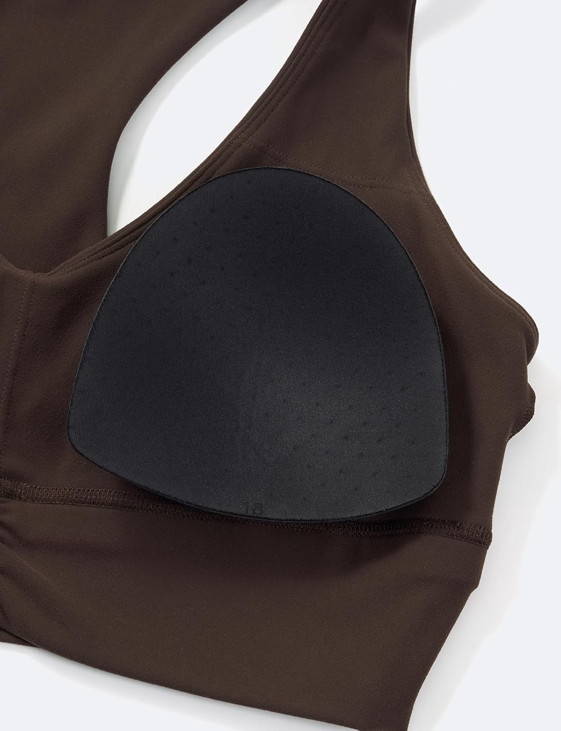 K-Swiss Ruched Longline Sports Bras for Women - Racerback V Neck Padded Yoga Tank Wide Straps Crop Tops