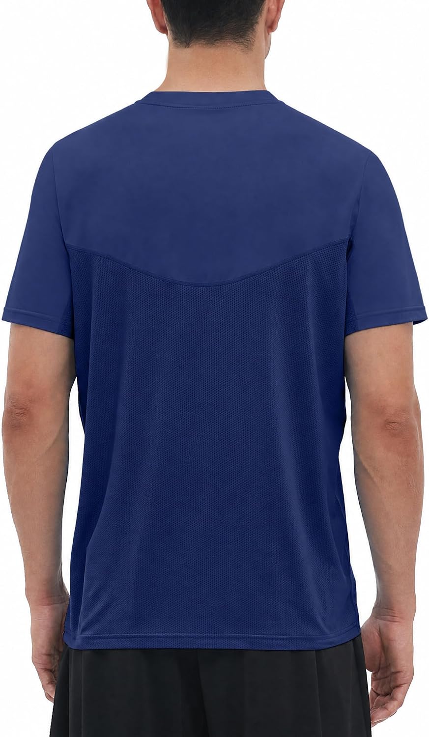 Riverruns Men's UPF 50+ Fishing Shirt, Quick Dry Cooling Short Sleeve Performance Tee with Breathable Mesh Back