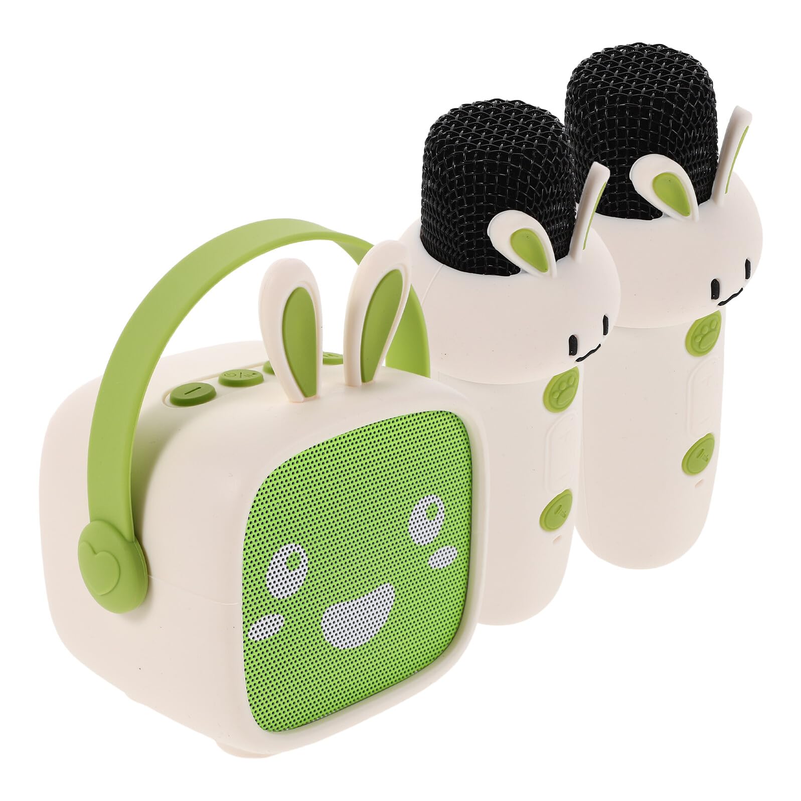Altavoz Karaoke Infantil Portátil con Micrófono Inalámbrico Mini Equipo Cantar y Contar Historias Ligero y Fácil de Usar para Familias Casa y Exterior