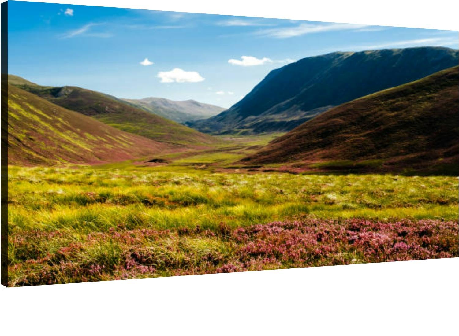 Canvas Wall Art for Living Room Bedroom Strath Nethy Scotland Big Large Wall Art Decor Framed Painting Wall Pictures Prints Artwork Office