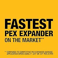 Vista 4 de DEWALT Kit de herramienta expandidor PEX 20V MAX*, 1 pulgada (DCE400D2)