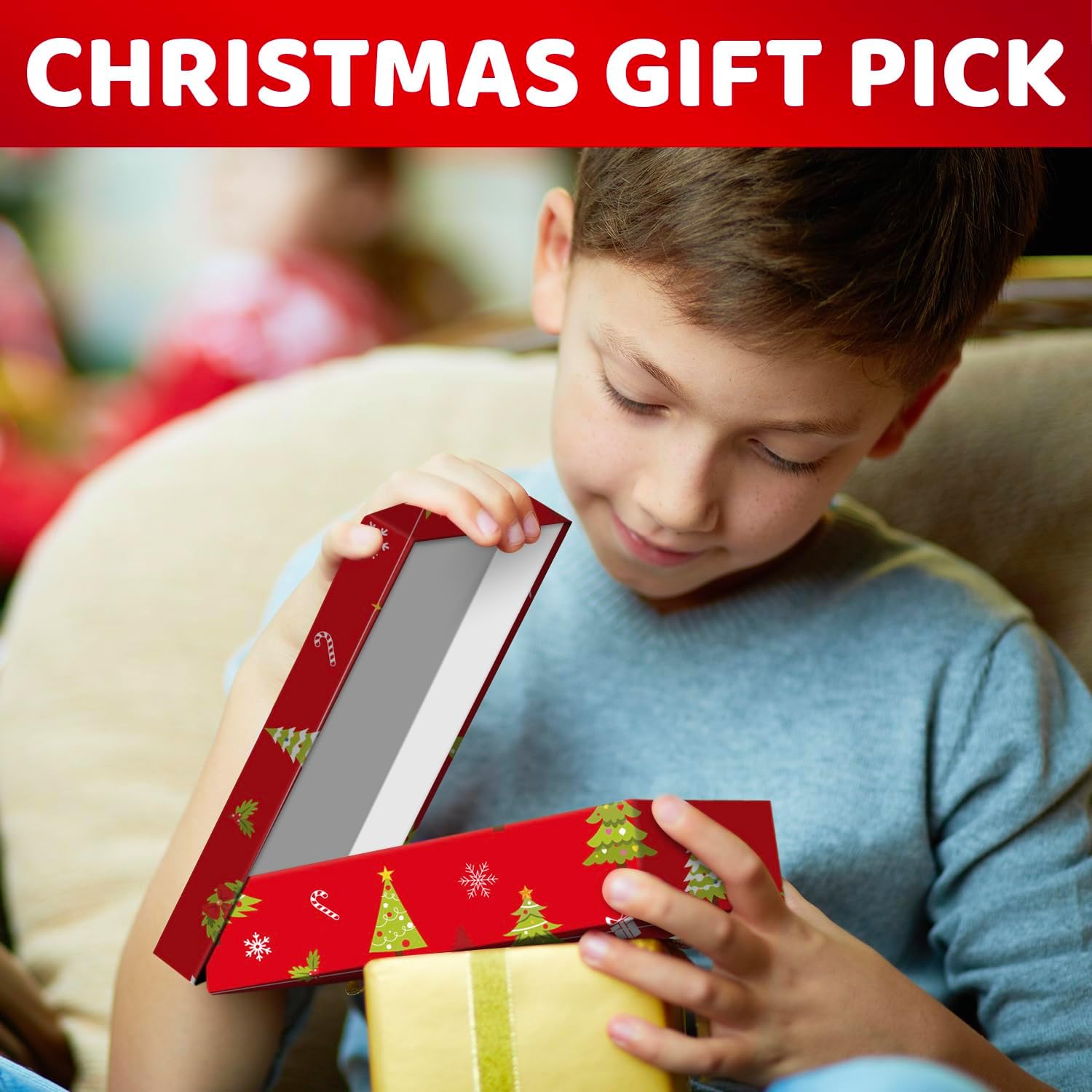 HAPPYPOP Christmas Socks for Kids - Secret Santa Gifts Holiday Sock for Teen Boy Girl 4 Pack - Image 3