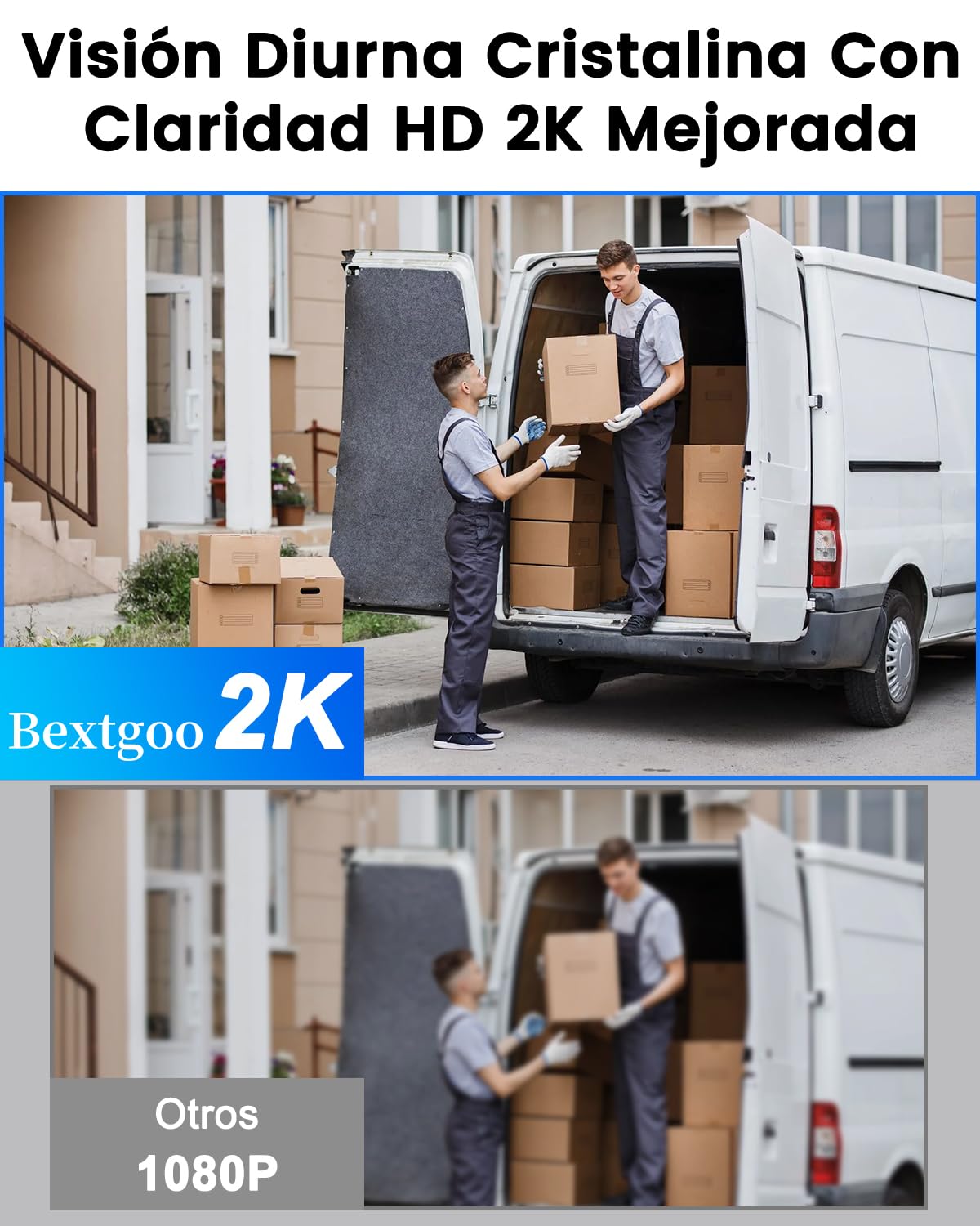 Bextgoo 2K HD Mirilla Digital Puerta con Tarjeta 32GB, Videoportero WiFi con Mirilla Digital Puerta WiFi Grabadora, Batería 8000mAh, 170° Visión, Detección Humanoide AI, Audio Bidireccional