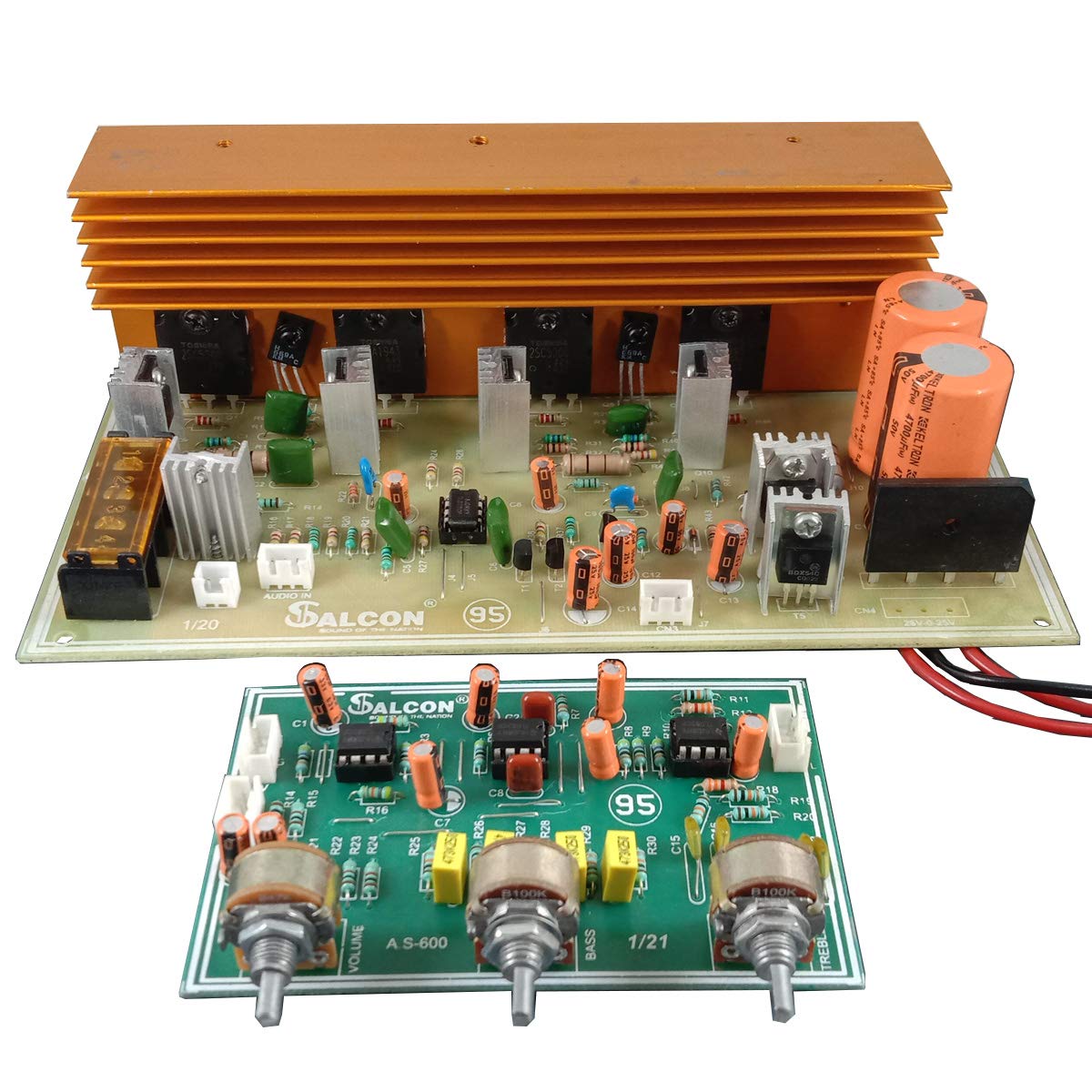 200 Watt Mosfet Audio Amplifier+Bass Treble Preamp-image-49
