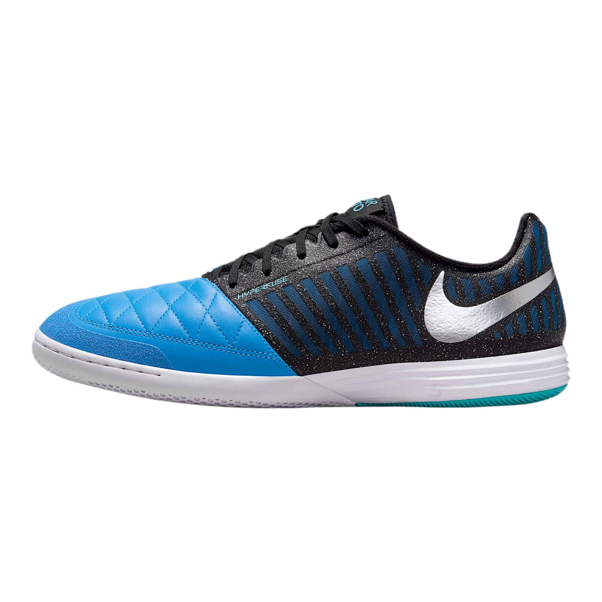 Nike NIKE LUNARGATO II mens Laced Shoes 44 EU MTLC SILVER/BLACK-NEPTUNE BLUE