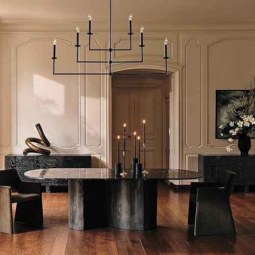 Miniatura 7 de Araña móvil de hierro forjado Araña industrial Lámpara Remington