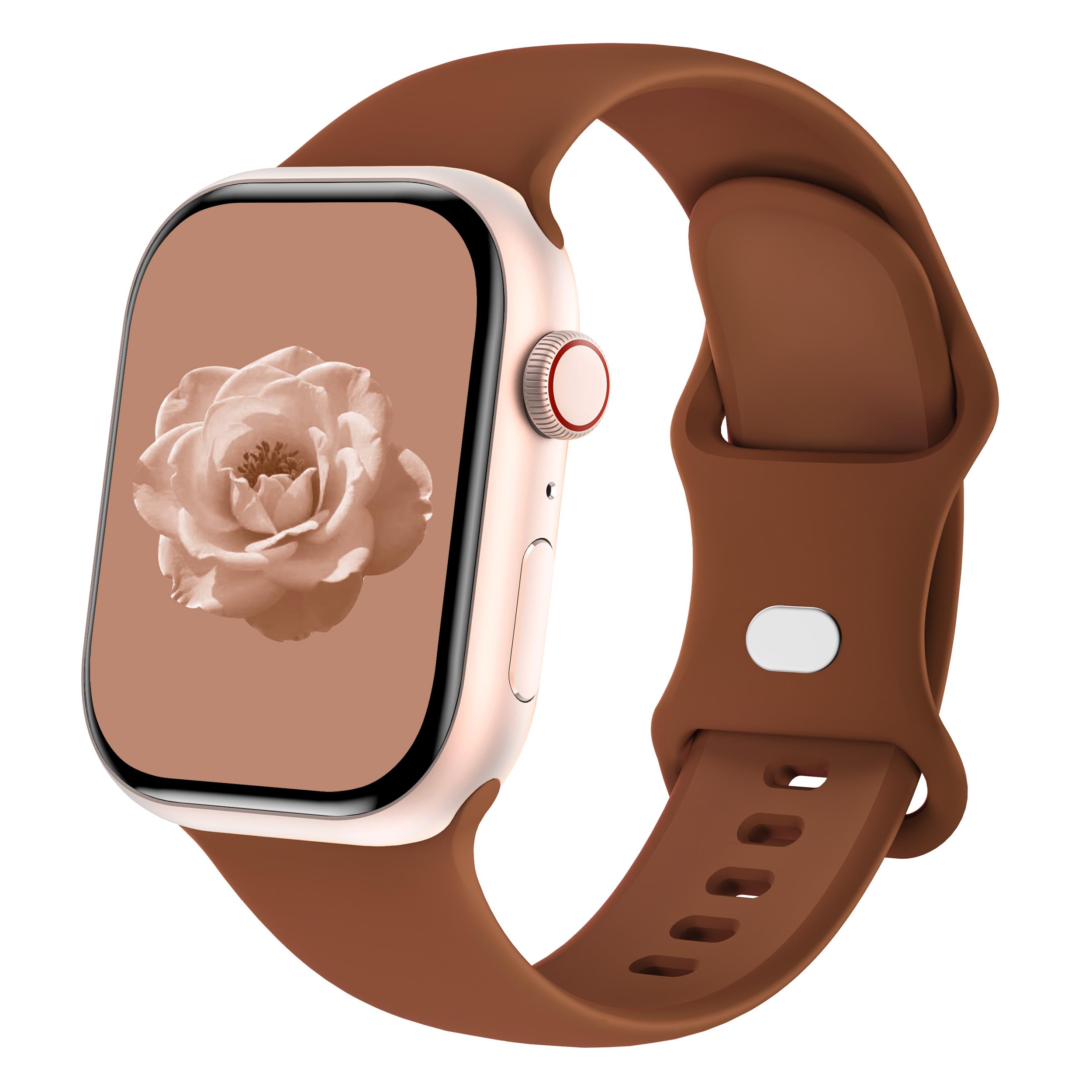 Sycamond Silicone Band Compatible with Apple Watch 41mm 38mm 40mm 49mm 46mm 45mm 42mm 44mm, Replacement Sport Strap Wristband for iWatch Series 11 10
