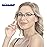 CRGATV 3-Pack Reading Glasses for Women Blue Light Blocking Metal Half Frame Computer Readers Anti UV/Eye Strain/Glare (+2.0 Magnification Strength)