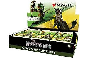 Magic: The Gathering The Brothers' War Jumpstart Booster Box | 18 Packs (360 Magic Cards)