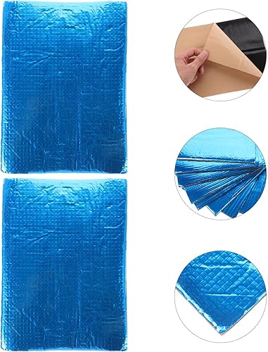 Miniatura 5 de PRETYZOOM 10 unids aislamiento autoadhesivo duradero amortiguamiento de sonido material escudo panel versátil para varios modelos fácil instalación