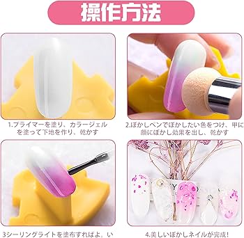 Amazon.co.jp: LUNAMY ネイルペン ジェルネイル 筆【2色セット】ネイル