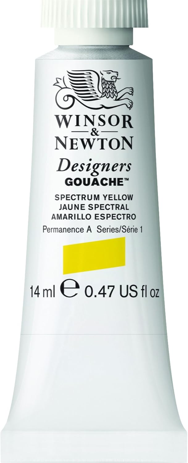 Winsor & Newton Designer's Gouache, 37 ml (1.25oz) tube, Jet Black